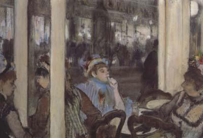 Edgar Degas Women,on a Cafe Terrace (san16) Norge oil painting art